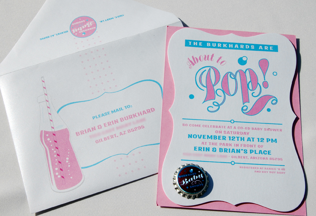 Baby Shower Invitation: About To Pop