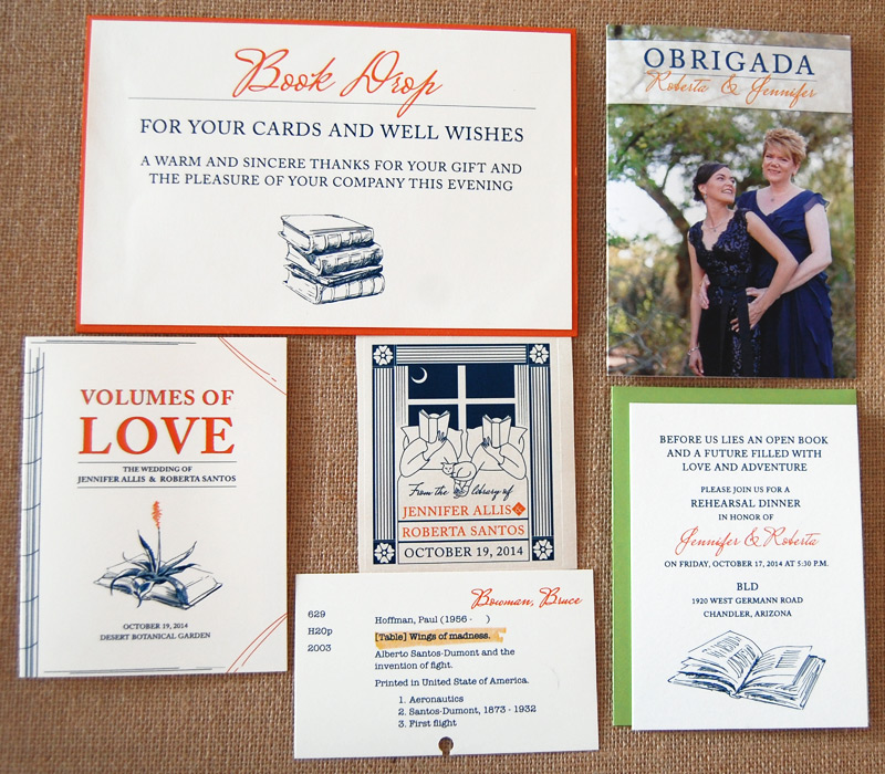 Books and Library Card Themed Program Cards